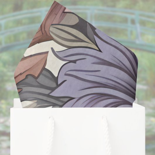 Franse Boerderij Bloemen Lavendel Roze Libellen Tissuepapier