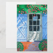 Franse boerderij briefpapier (Voorkant / Achterkant)