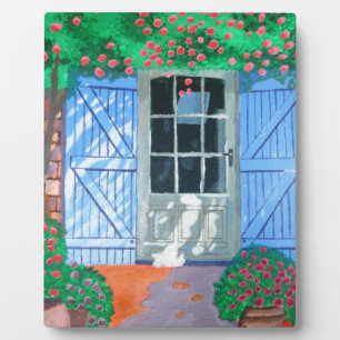 Franse boerderij fotoplaat