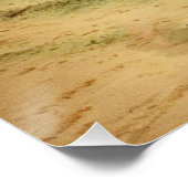 Franse boerderij kip schuur hen vogel poststempel perfect poster (Hoek)