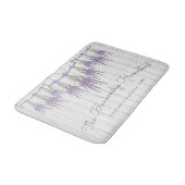 Franse boerderij lavendel bloem bundels op maat badmat (Gekanteld)