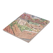 Franse boerenmarkt tegeltje (Zijkant)