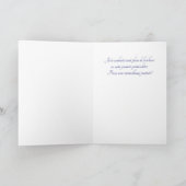 Franse Bon Anniversaire Paarse Iris Verjaardag Kaart (Binnen)