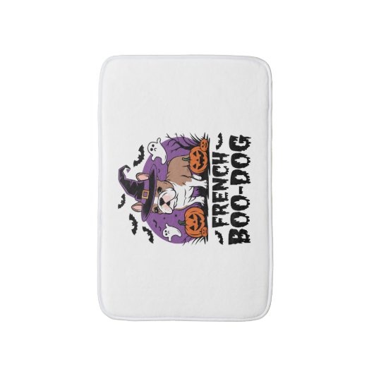 Franse Boo Dog - De Spookies Pup Badmat (Voorkant Verticaal)