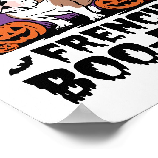 Franse Boo Dog - De Spookies Pup Poster (Hoek)