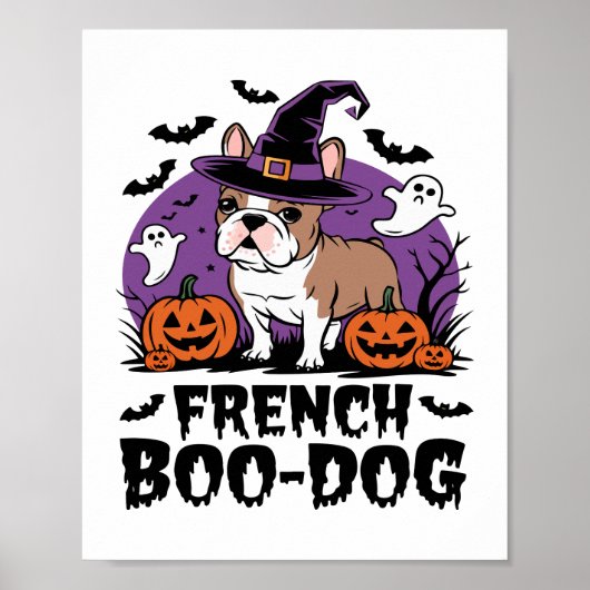 Franse Boo Dog - De Spookies Pup Poster (Voorkant)