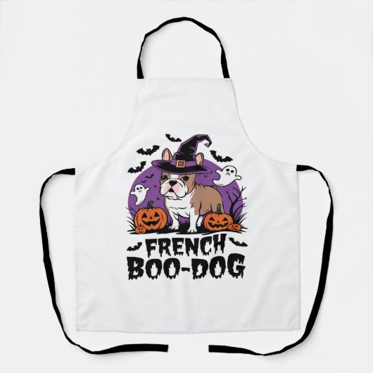 Franse Boo Dog - De Spookies Pup Schort (Voorkant)