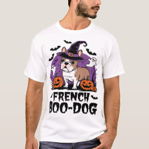 Franse Boo Hond de griezeligste Pup T-shirt