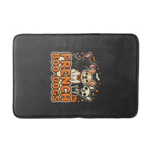 Franse Boo Honden Halloween Franse Bulldog Ontwerp Badmat