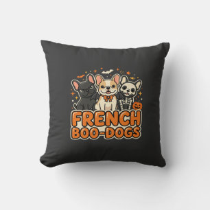 Franse Boo Honden Halloween Franse Bulldog Ontwerp Kussen