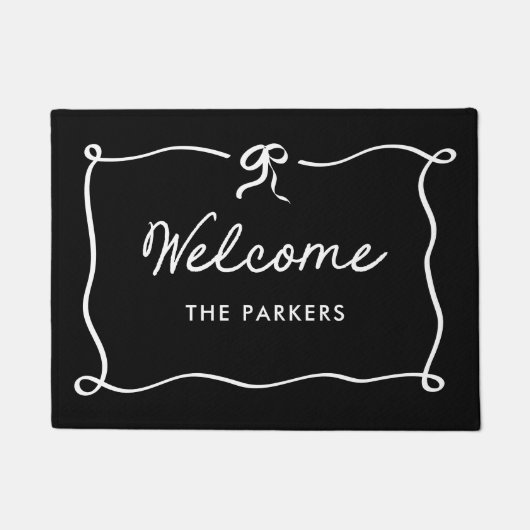 franse boog | grillig onthaal deurmat (Voorkant)