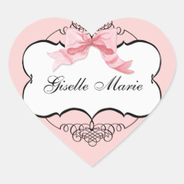 Franse boog n Stippen, meisje Baby shower Sticker 