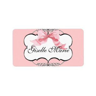 Franse boog n Stippen, meisje Baby shower Sticker 