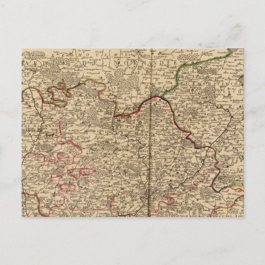 Franse bossen briefkaart (Voorkant)
