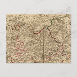 Franse bossen briefkaart