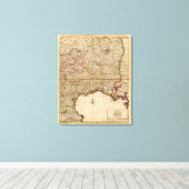 Franse bossen en nederzettingen canvas afdruk (Insitu (Houten vloer))