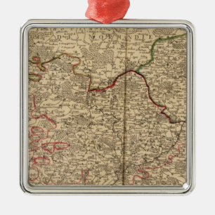 Franse bossen metalen ornament