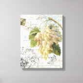  Franse Botanische druiven uitgerekt canvas Afdruk (Voorkant)