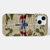 franse botanische overblijfselen moderne libellen Case-Mate iPhone case (Achterkant (horizontaal))
