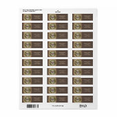 franse botanische overblijfselen moderne libellen etiket (Full Sheet)