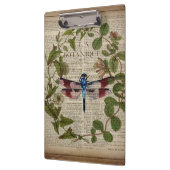 franse botanische overblijfselen moderne  libellen klembord (Links)