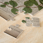 franse botanische overblijfselen moderne libellen legpuzzel (Zijkant)