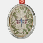 franse botanische overblijfselen moderne  libellen metalen ornament (Links)