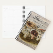 franse botanische woestenbos - paddenstoel planner (Display)