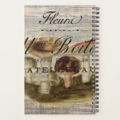 franse botanische woestenbos - paddenstoel planner (Achterkant)