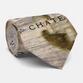 franse botanische woestenbos - paddenstoel stropdas (Opgerold)