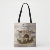 franse botanische woestenbos - paddenstoel tote bag (Voorkant)