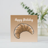 franse botercroissant kaart (Staand voorkant)