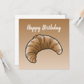 franse botercroissant kaart (Voorkant / Achterkant in situ)