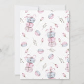 Franse Boutique Bonjour Bebe Baby shower Kaart (Achterkant)