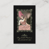 Franse Boutique Chandelier ~ Visitekaartjes (Achterkant)