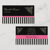 Franse Boutique ~ Visitekaartjes (Voorkant / Achterkant)