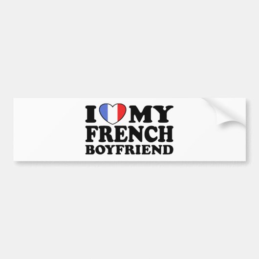 Franse Boyvriend Bumpersticker (Voorkant)