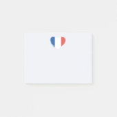 Franse briefjes voor hartpost post-it® notes (Voorkant)