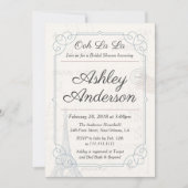  Franse Briefkaart Bruids Douche Uitnodiging (Voorkant)