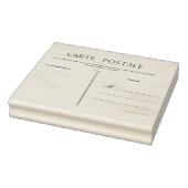 Franse Briefkaart Carte Postale Blank Sjabloon Rubberstempel (Stempel)