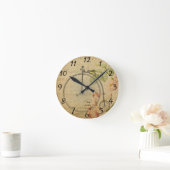 Franse Briefkaart Clock Ronde Klok (Huis)