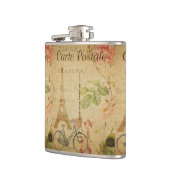 Franse Briefkaart Flask Heupfles (Links)
