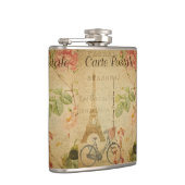 Franse Briefkaart Flask Heupfles (Rechts)