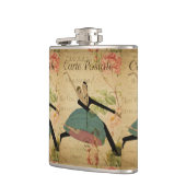 Franse Briefkaart Flask Heupfles (Links)