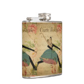Franse Briefkaart Flask Heupfles (Rechts)