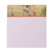 Franse Briefkaart Note Pad Notitieblok (Voorkant)