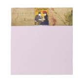 Franse Briefkaart Note Pad Notitieblok (Voorkant)