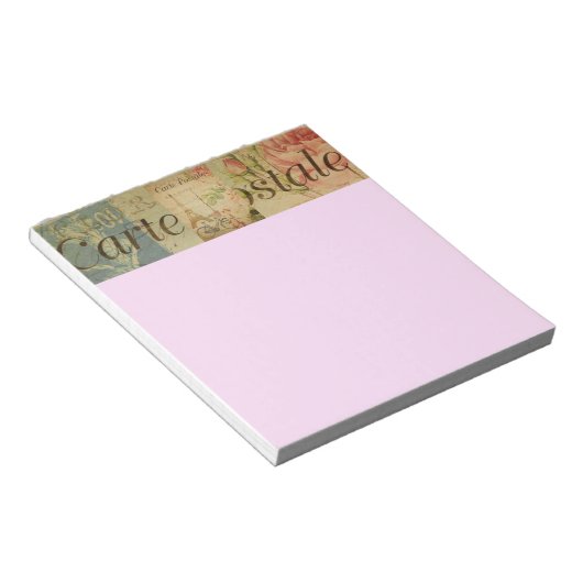Franse Briefkaart Note Pad Notitieblok (Schuin)