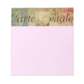 Franse Briefkaart Note Pad Notitieblok (Voorkant)
