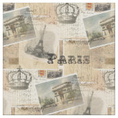 Franse Briefkaart Paris Fabric Stof (Close Up)
